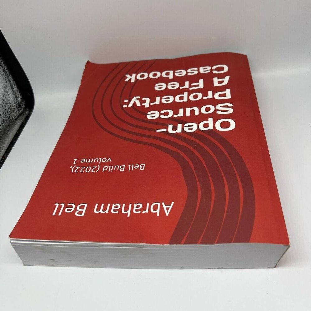 Open‎ Source Property: A Free Casebook Paperback - Picture 6 of 8